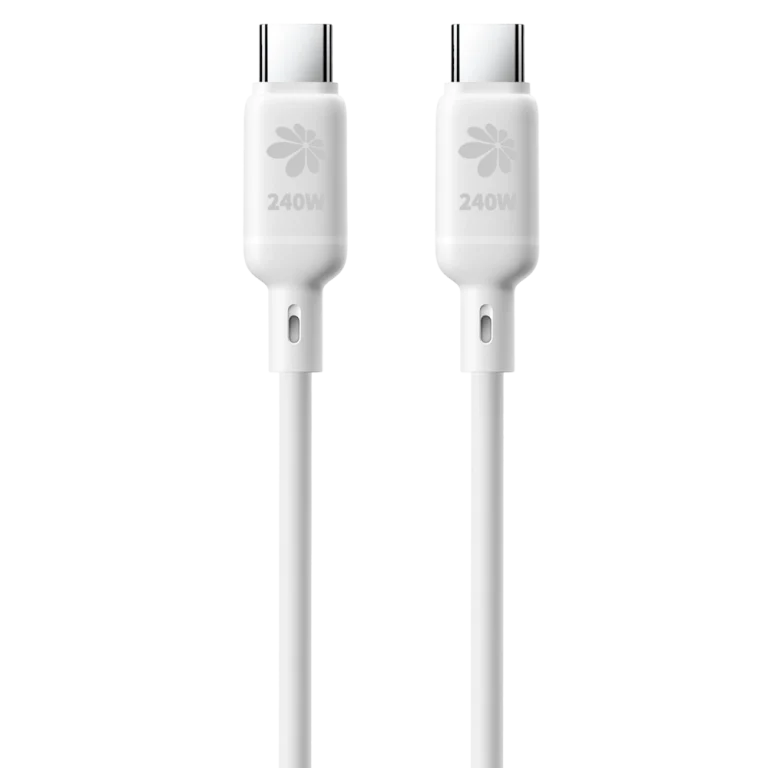 כבל טעינה מהירה Miracase MTCS240W 1.2M לבן
