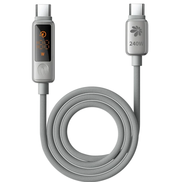כבל טעינה Miracase MTCD240W עם מסך מגע – טעינה חכמה עם תצוגה בזמן אמת