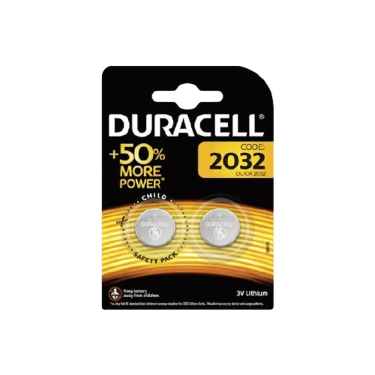 סט 2 סוללות ליתיום 2032 Duracell