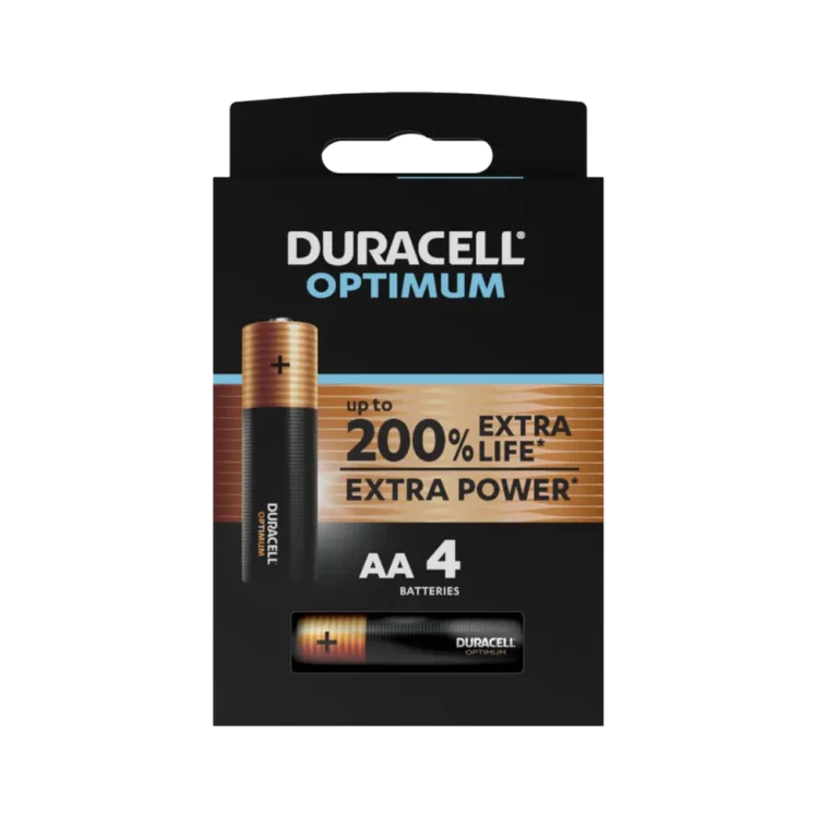 סט 4 סוללות AA OPTIMUM DURACELL