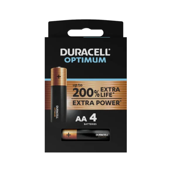סט 4 סוללות AA OPTIMUM DURACELL