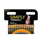 סט 12 סוללות AAA סימפלי Duracell