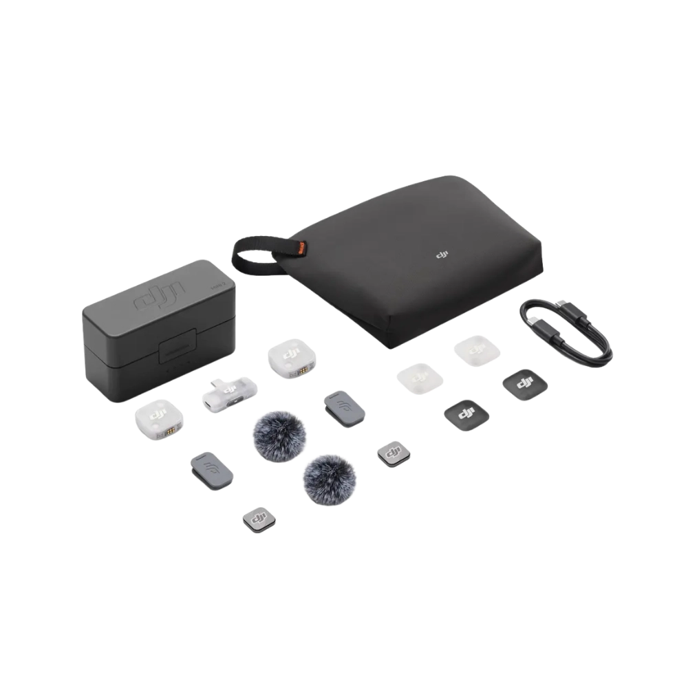 מיקרופון אלחוטי (DJI Mic Mini 2 (2 TX + 1 Mobile RX + Charging Case - תמונה נוספת