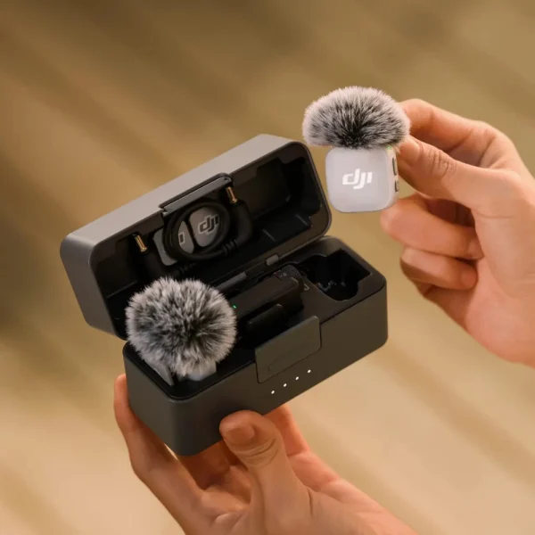 מיקרופון אלחוטי (Mic Mini 2 (2 TX + 1 RX + Charging Case