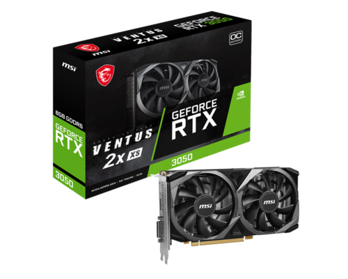 כרטיס מסך MSI GeForce RTX 3050 VENTUS 2X XS 8G OC