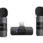 מיקרופון דש אלחוטי TYPE-C BY-V20