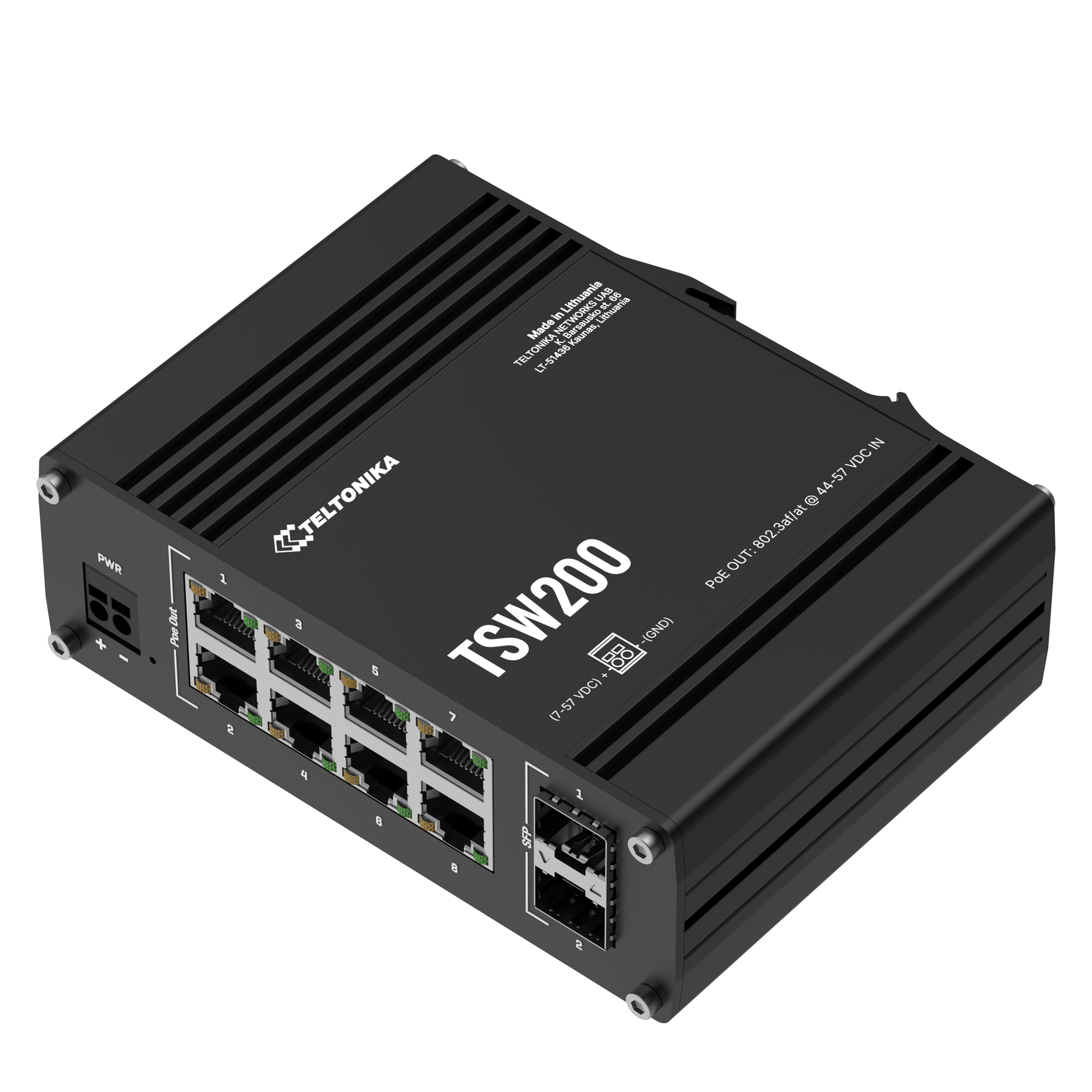 INDUSTRIAL POE+ ETHERNET SWITCH