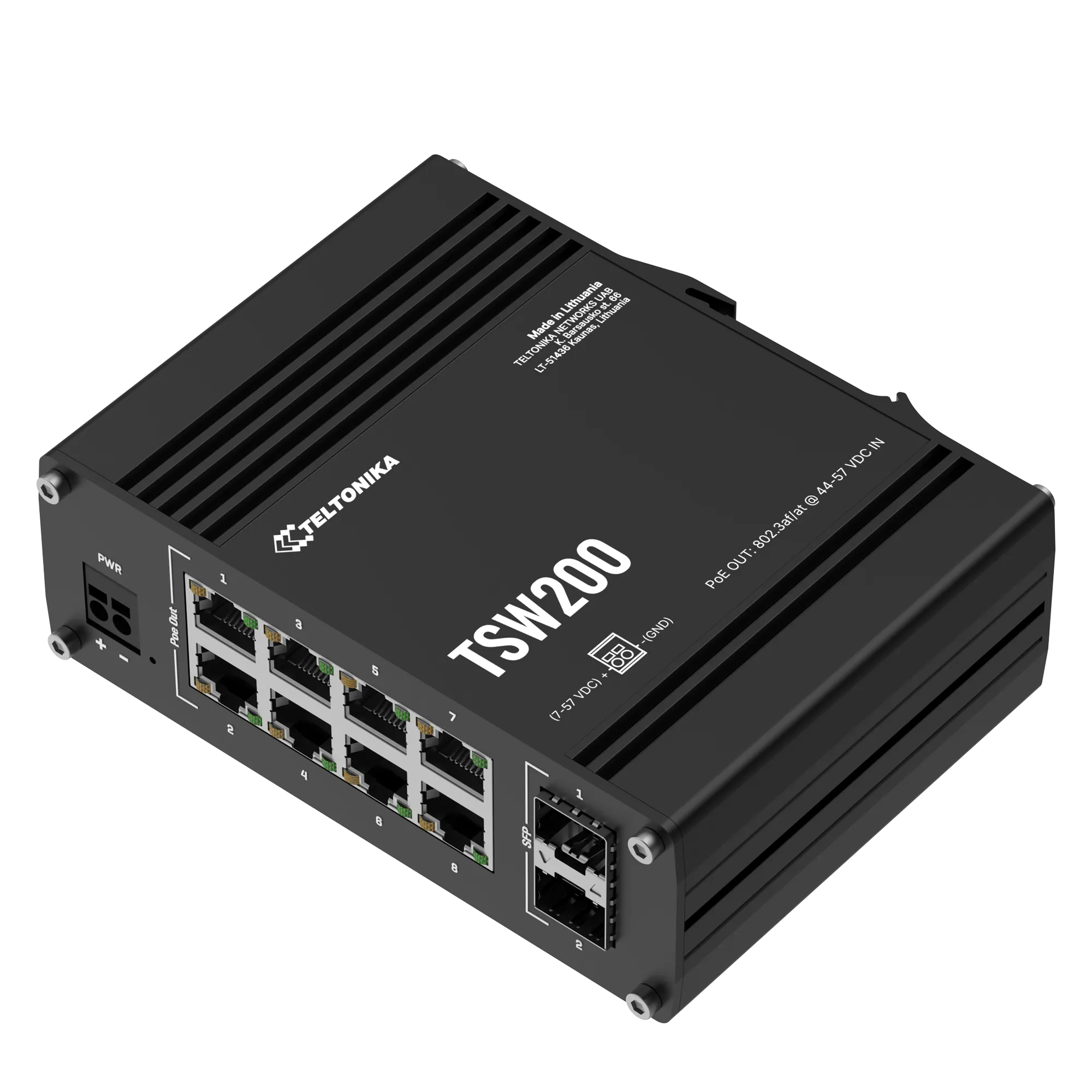 INDUSTRIAL POE+ ETHERNET SWITCH
