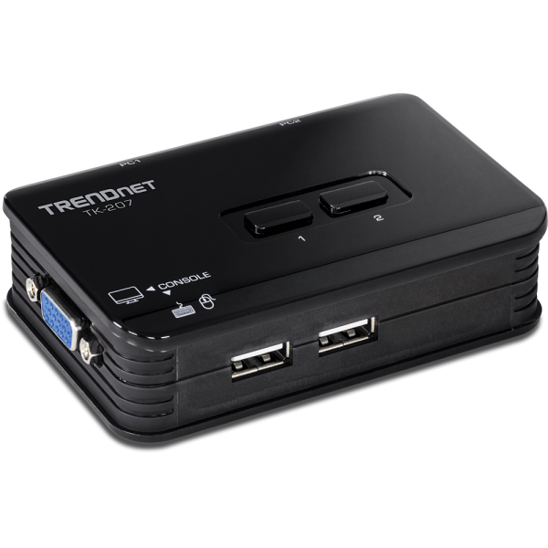 KVM TRENDnet 2-PORT USBTK-207K