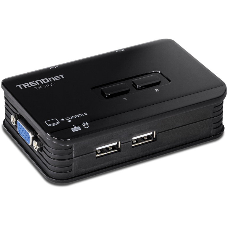 KVM TRENDnet 2-PORT USBTK-207K