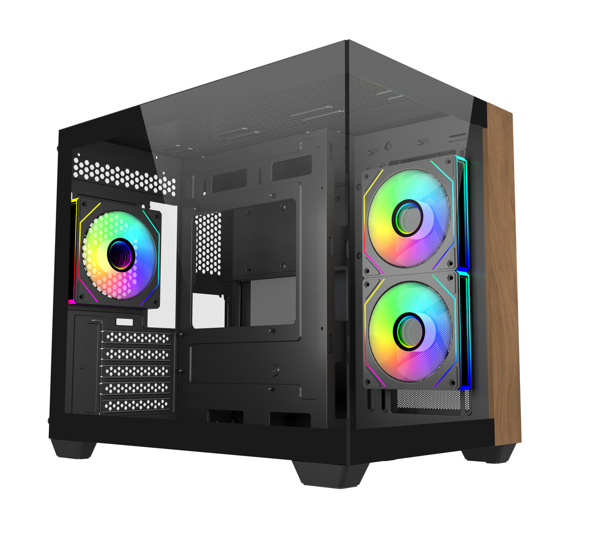 CMCASE ELITE481 WOOD BK