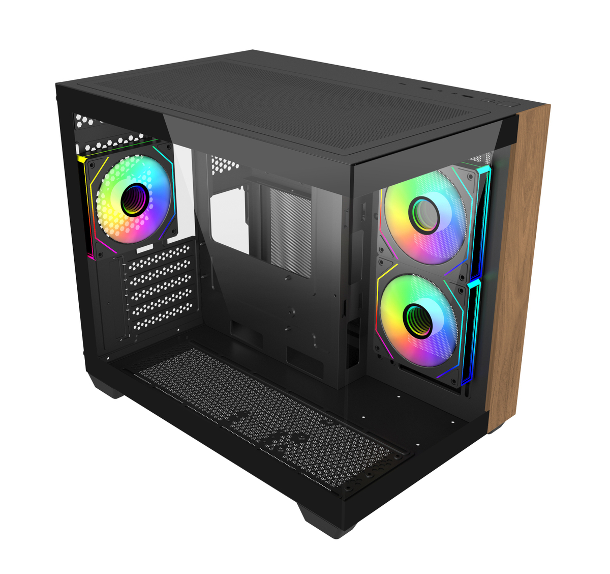 CMCASE ELITE481 WOOD BK