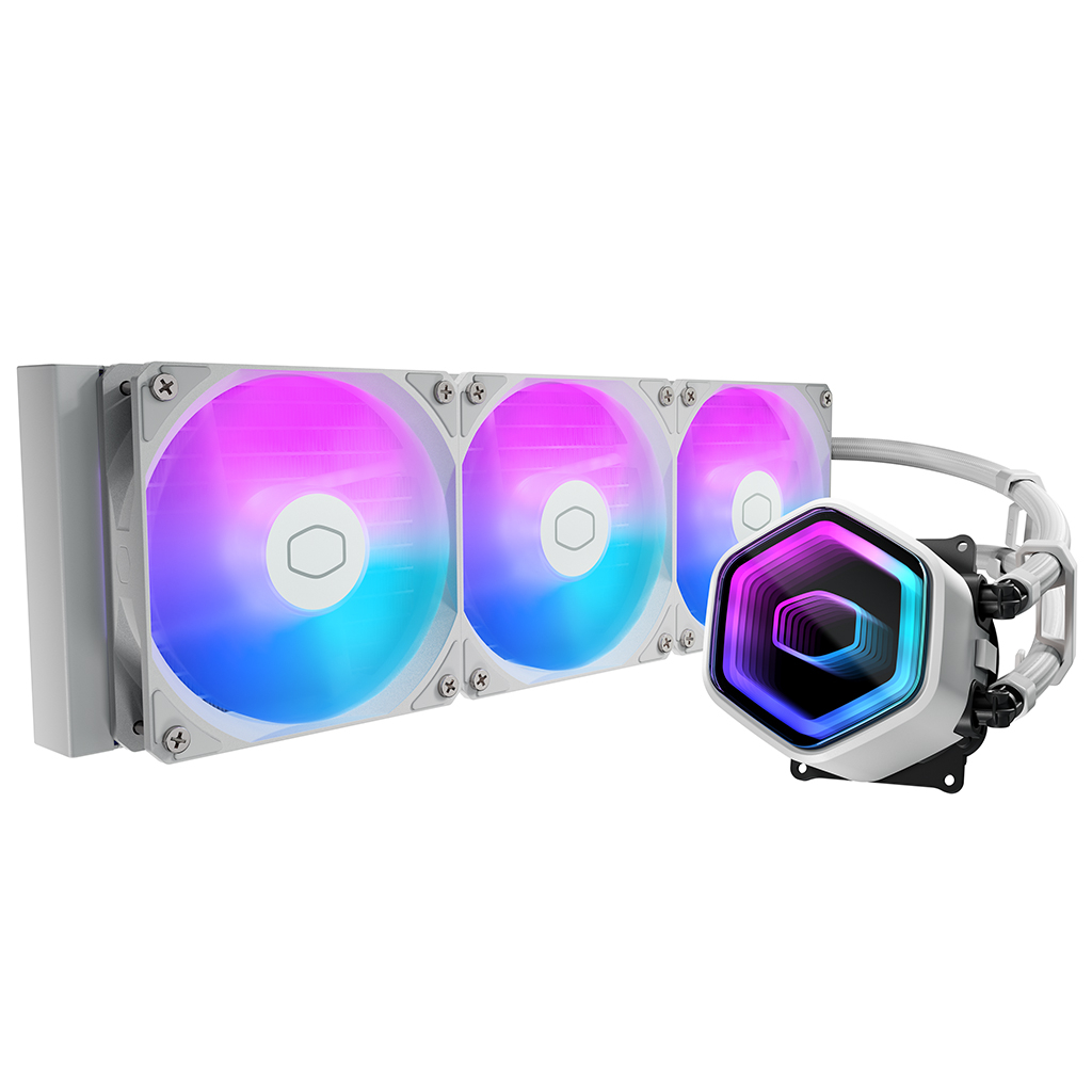 קירור נוזלי WHITE 360L MasterLiquid CM