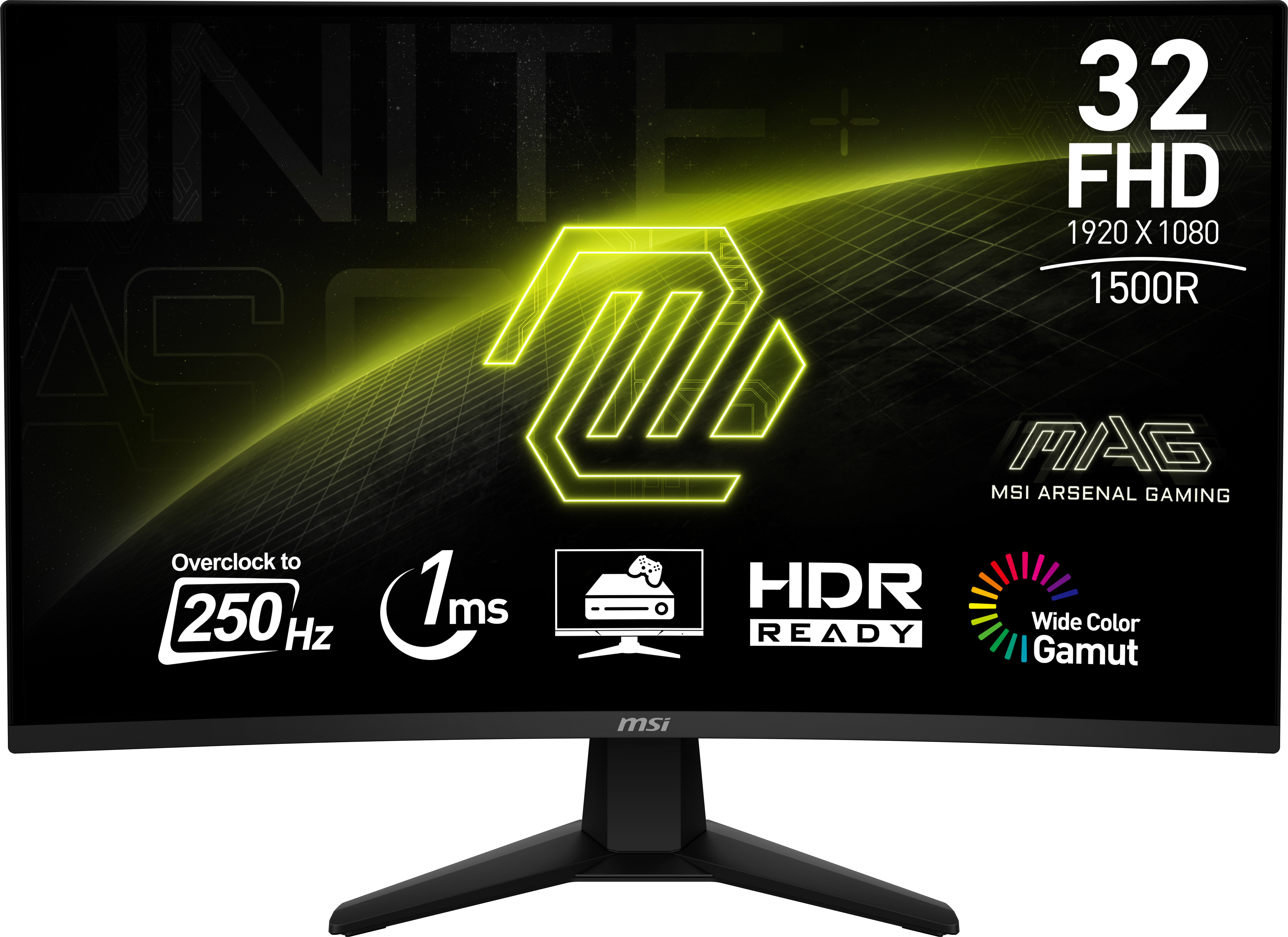 32C6X 32" CURVED 250Hz