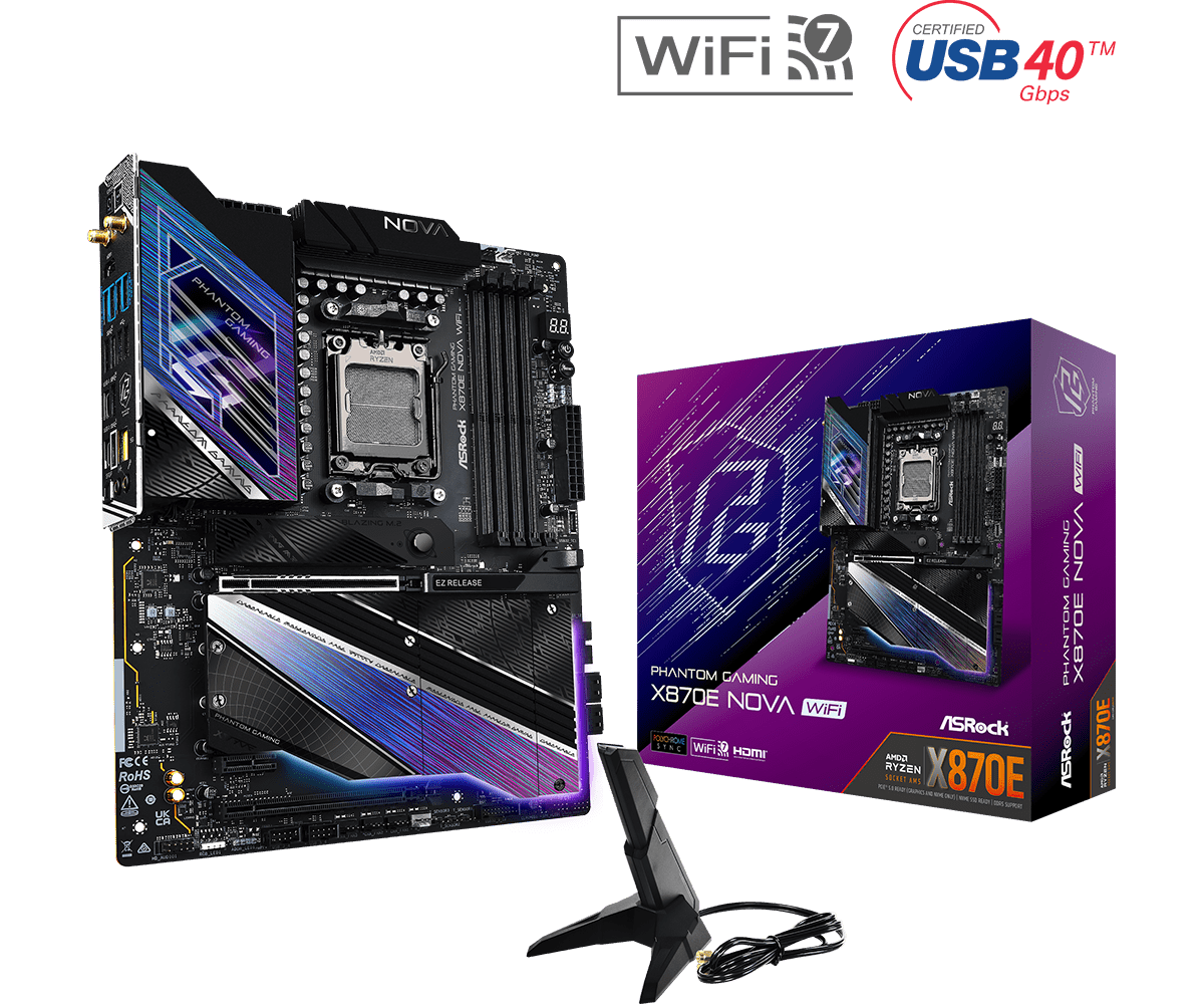 MB ASR X870E NOVA WIFI