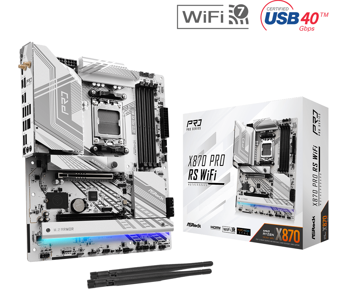 ASR X870 PRO-RS WIFI D5