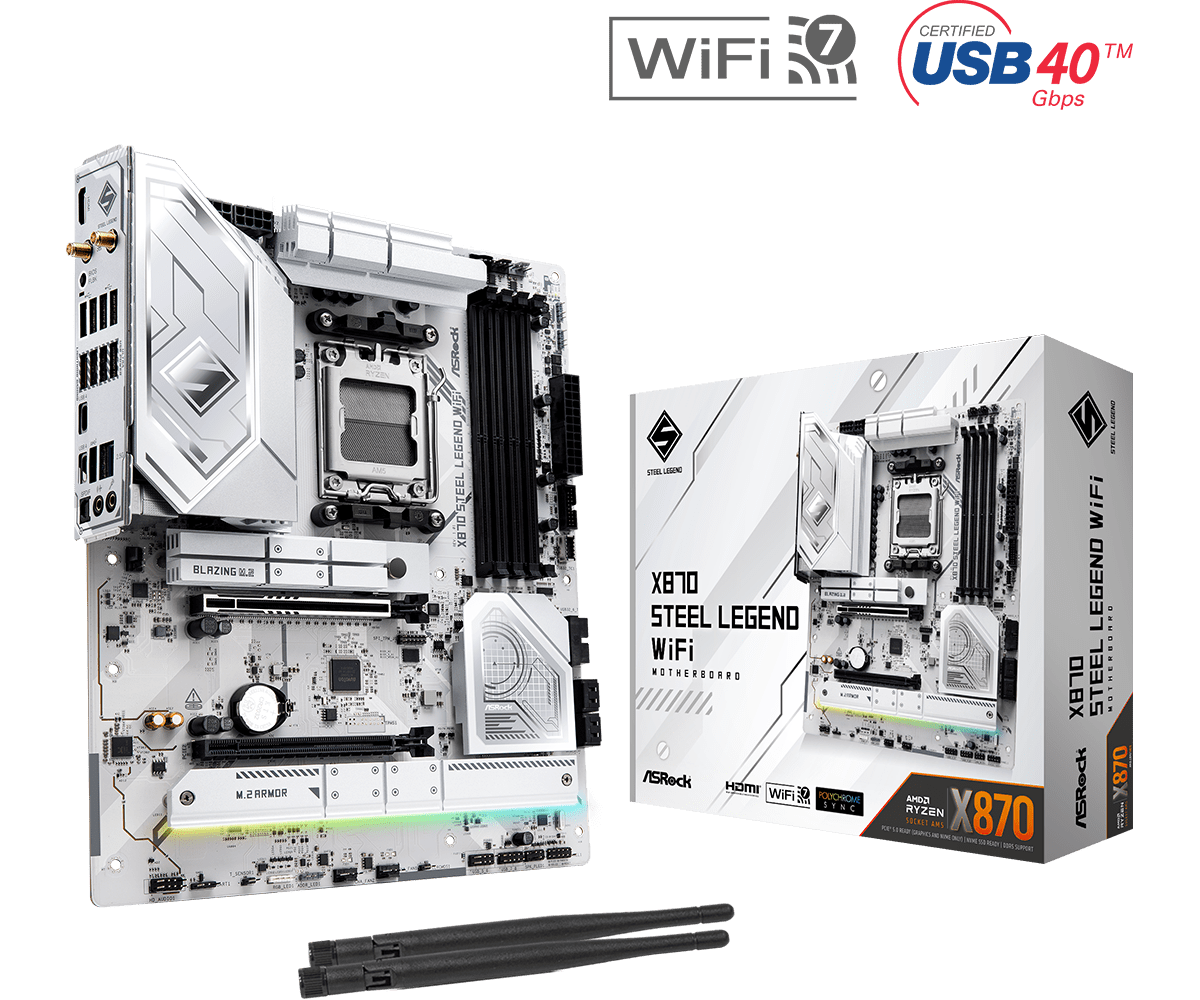 MB ASR X870 STEEL LEGEND W