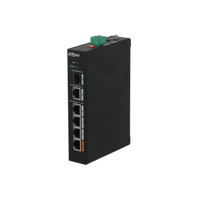 סוויץ מוקשח 60W POE 4 פורטים + פורט SFP