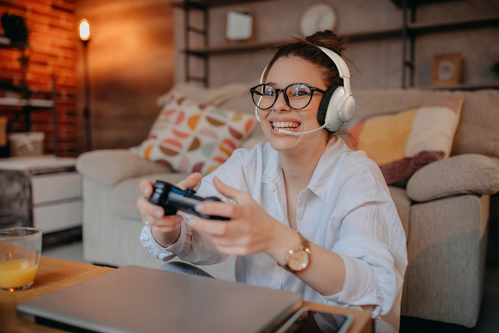 אוזניות GAMING אלחוטיות QUANTUM 360P