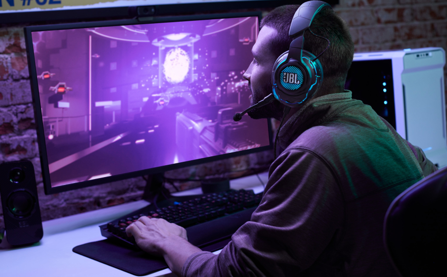 אוזניות GAMING חוטיות QUANTUM ONE