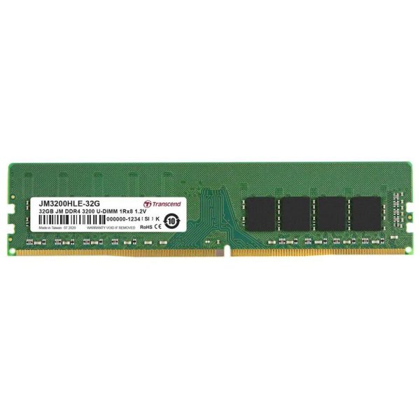 זיכרון למחשב נייח Transcend JM3200HLE-32G DDR4 3200MHz