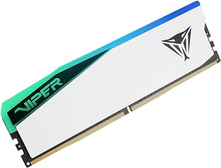 זיכרון למחשב נייח Patriot Viper Elite 5 RGB PVER516G60C42W DDR5 6000MHz