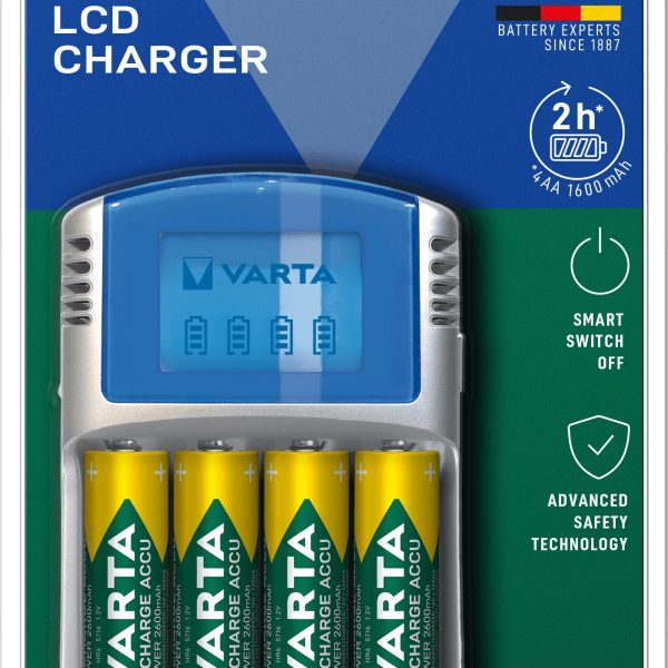 LCD CHARGER 4XAA&12V&USB