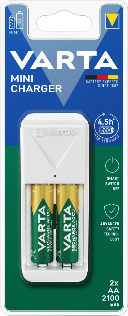 MINICHARGER 2XAA 2100MAH