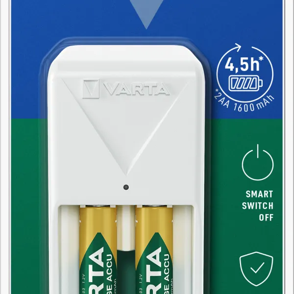 4/CARTON MINICHARGER 2XAAA 800MAH