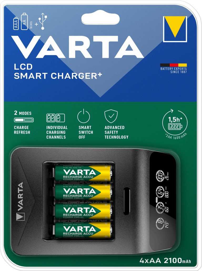 LCD SMART CHARGER 4XAA