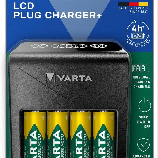 4/CARTON LCD PLUG CHARGER4XAA 2100