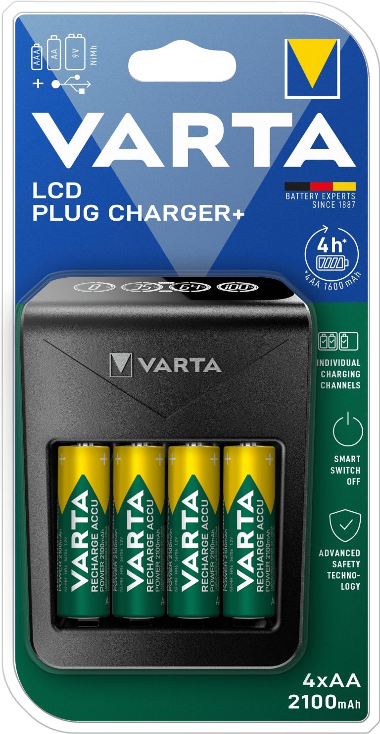 4/CARTON LCD PLUG CHARGER4XAA 2100