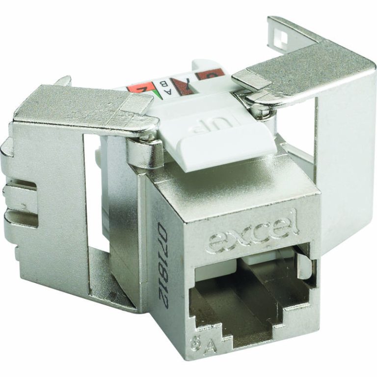 קיסטון low-profile-screened CAT6A EXCEL