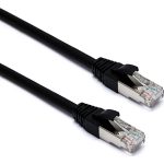 מגשר מסוכך EXCEL CAT6A צבע שחור באורך 5