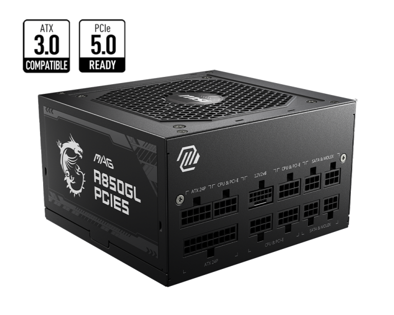 MSI MAG A850GL PCIE5 PCIE5 80 GOLD