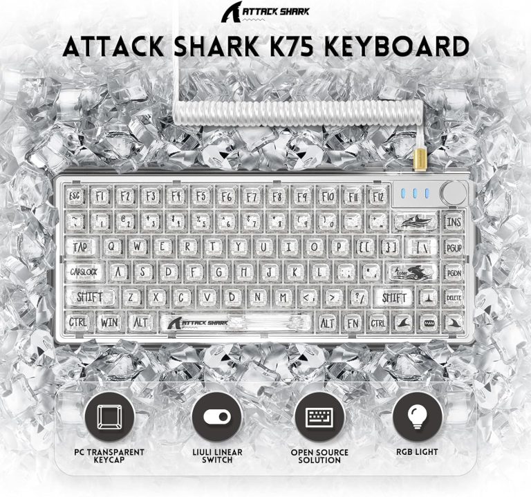 K75 RGB מבית ATTACK SHARK - תמונת מוצר 2