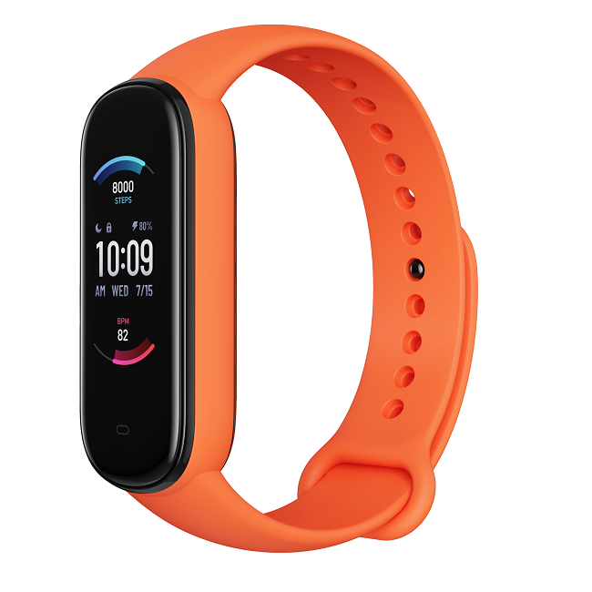 שעון צמיד Amazfit דגם BAND 5 צבע Orange - תמונה נוספת