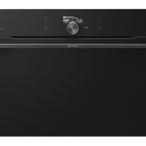 תנור בנוי gorenje משולב מיקרו 45 ס"מ בנפח 50 ליטר דגם BCM4058B
