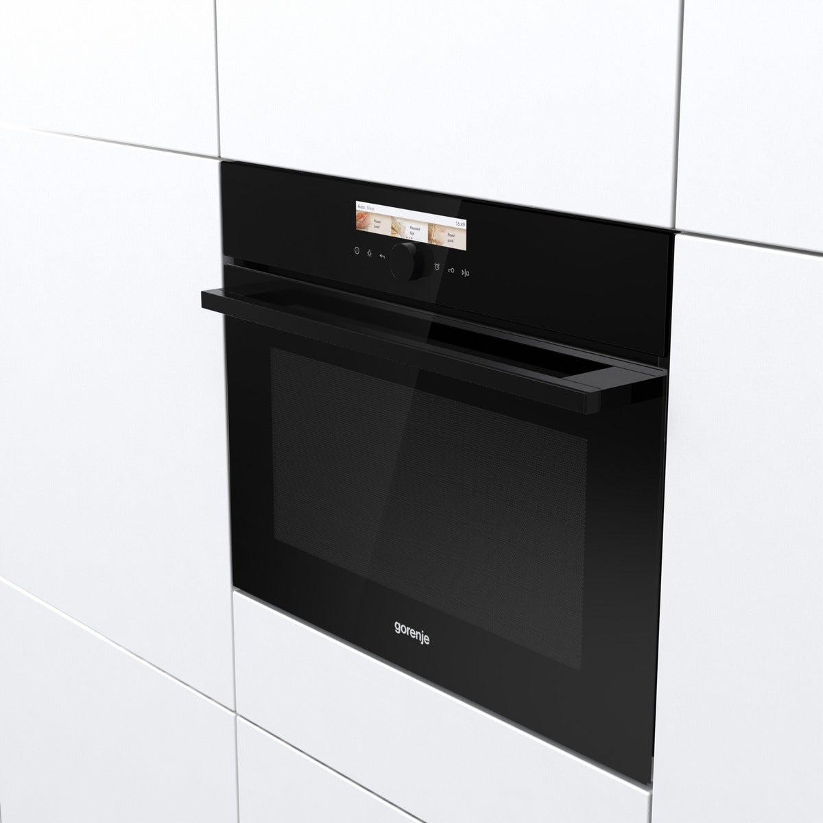 תנור בנוי gorenje משולב מיקרו 45 ס"מ דגם BCM598S17BG - תמונה נוספת