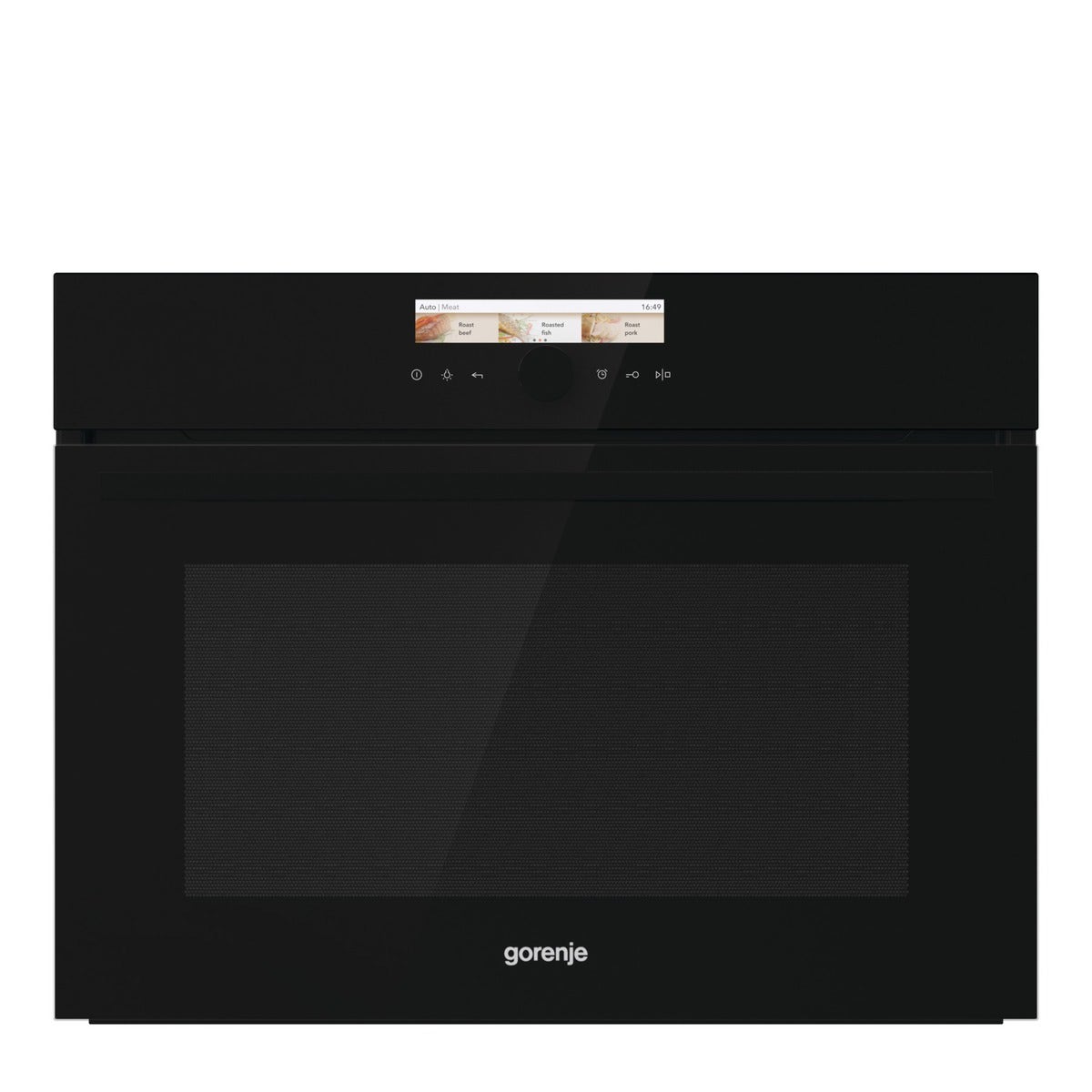 תנור בנוי gorenje משולב מיקרו 45 ס"מ דגם BCM598S17BG