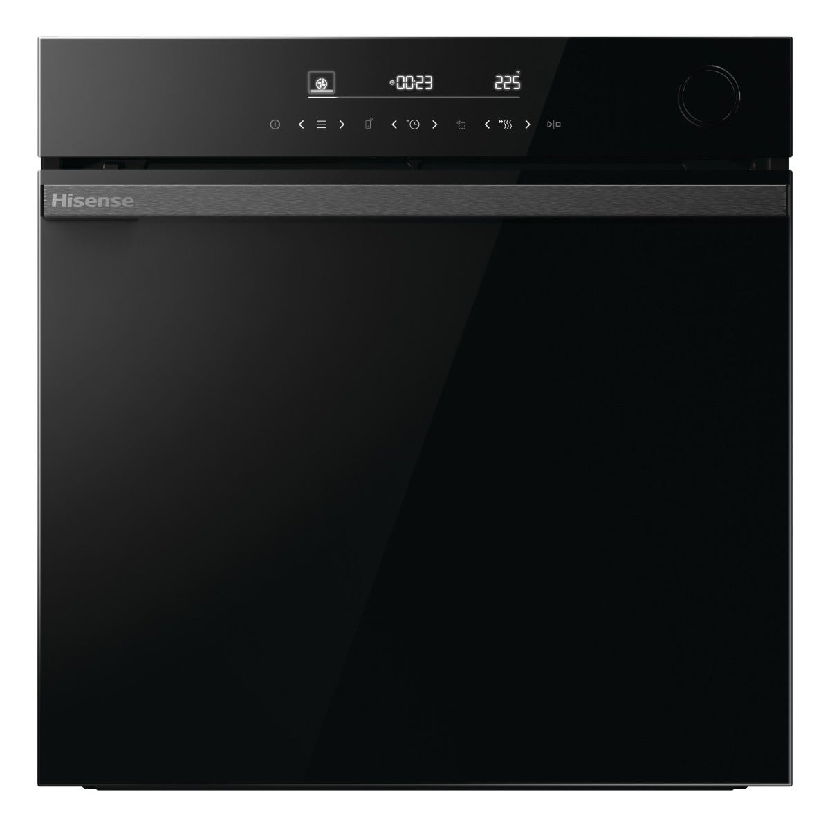 תנור בנוי טאצ' Hisense בגימור זכוכית שחורה דגם BSA66346PBGWIFI