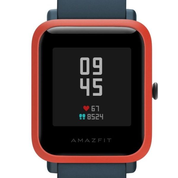 שעון חכם Amazfit דגם BIP S בצבע Red Orange