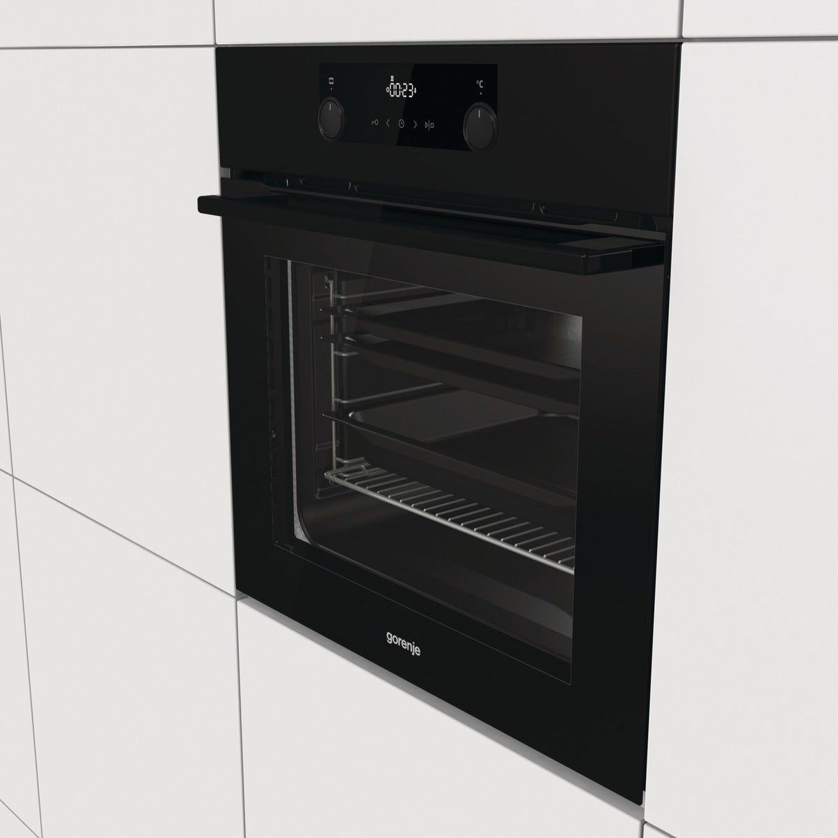 תנור בנוי gorenje בגימור שחור דגם BOP8737B - תמונה נוספת