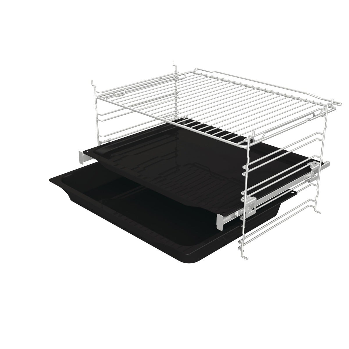 תנור בנוי gorenje בגימור זכוכית שחורה 60 ס"מ BLACK4 BOS6747A05DG - תמונה נוספת