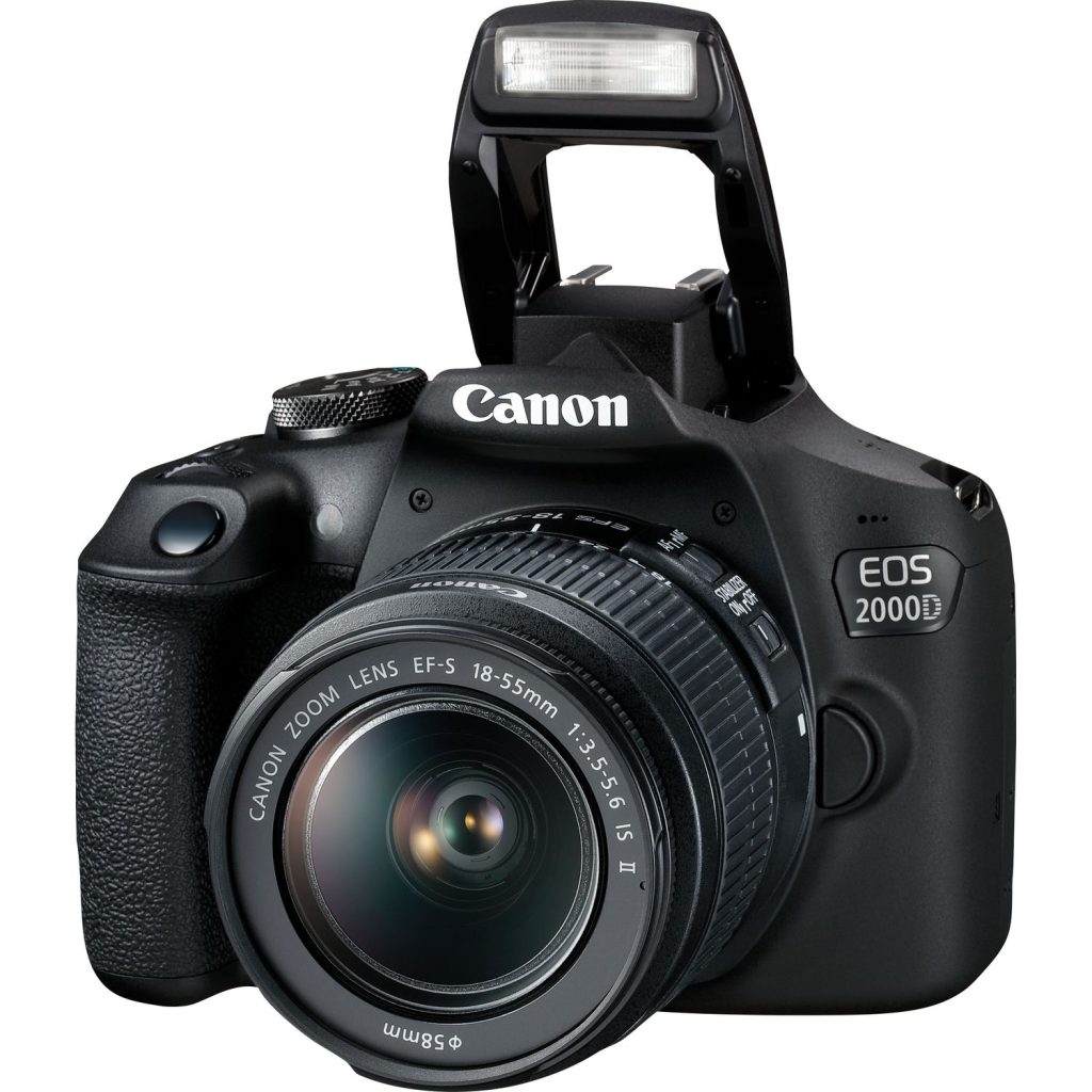 מצלמת DSLR Canon 2000D BK + EF18-55 DC