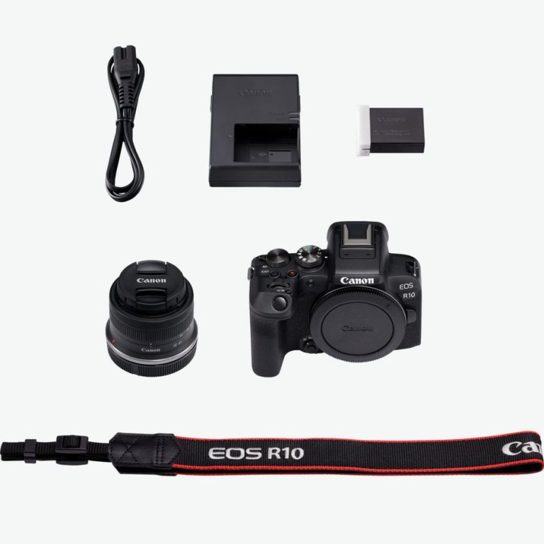 מצלמת מירורלס Canon R10 + RF-S 18-45 STM