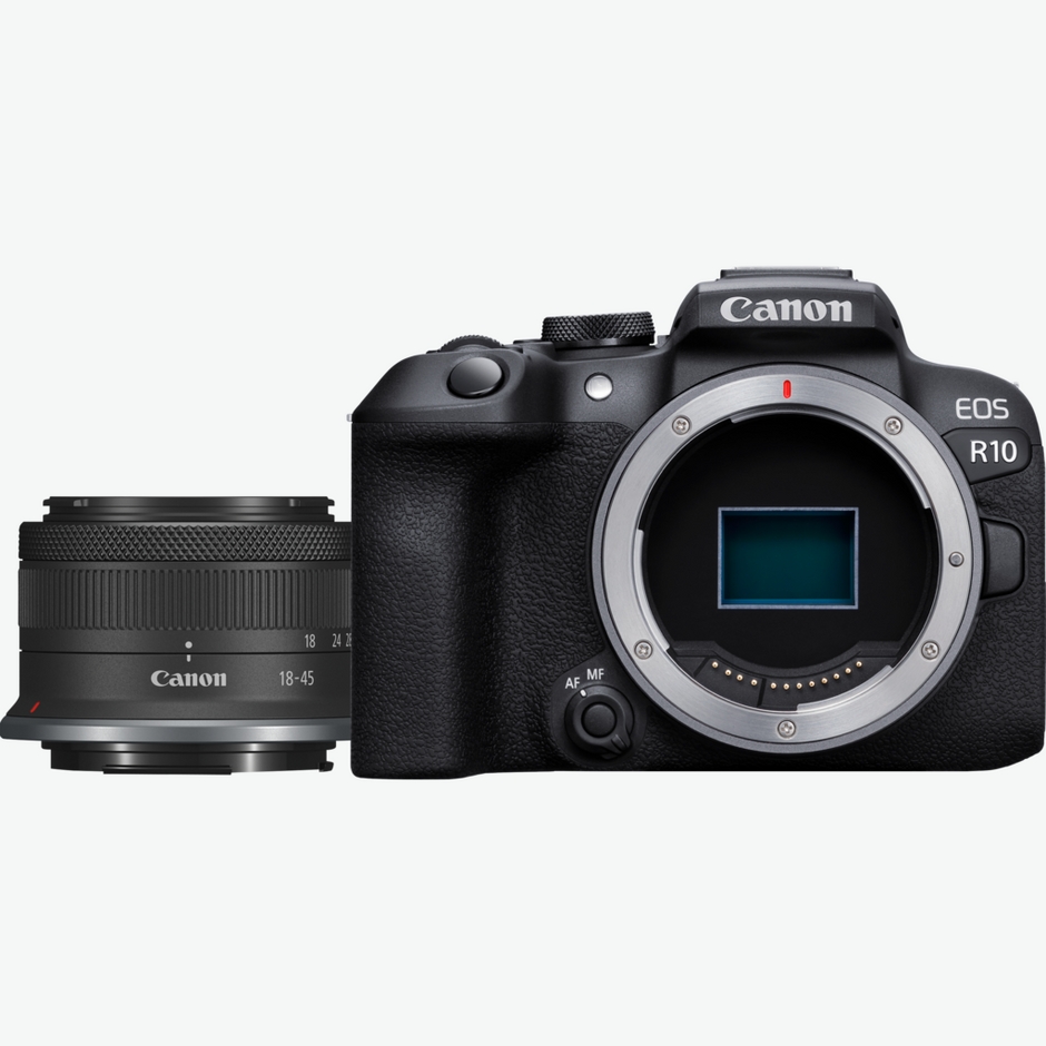מצלמת מירורלס Canon R10 + RF-S 18-45 STM