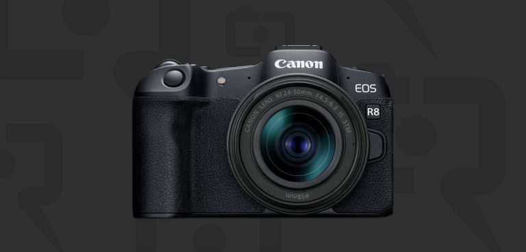 מצלמת מירורלס Canon R8 + RF 24-50 F/4.5-6.3 IS STM