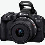 מצלמת מירורלס Canon R50 BK + RF-S 18-45 S Creator