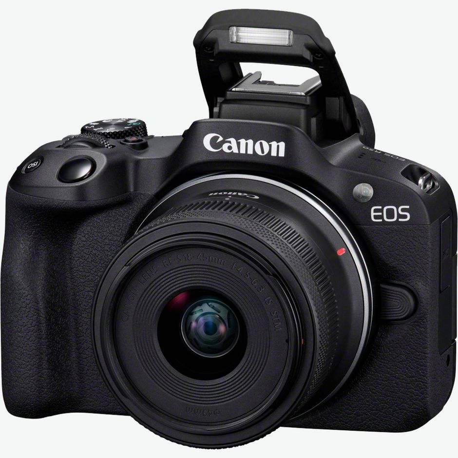 מצלמת מירורלס Canon R50 BK + RF-S 18-45 S Creator